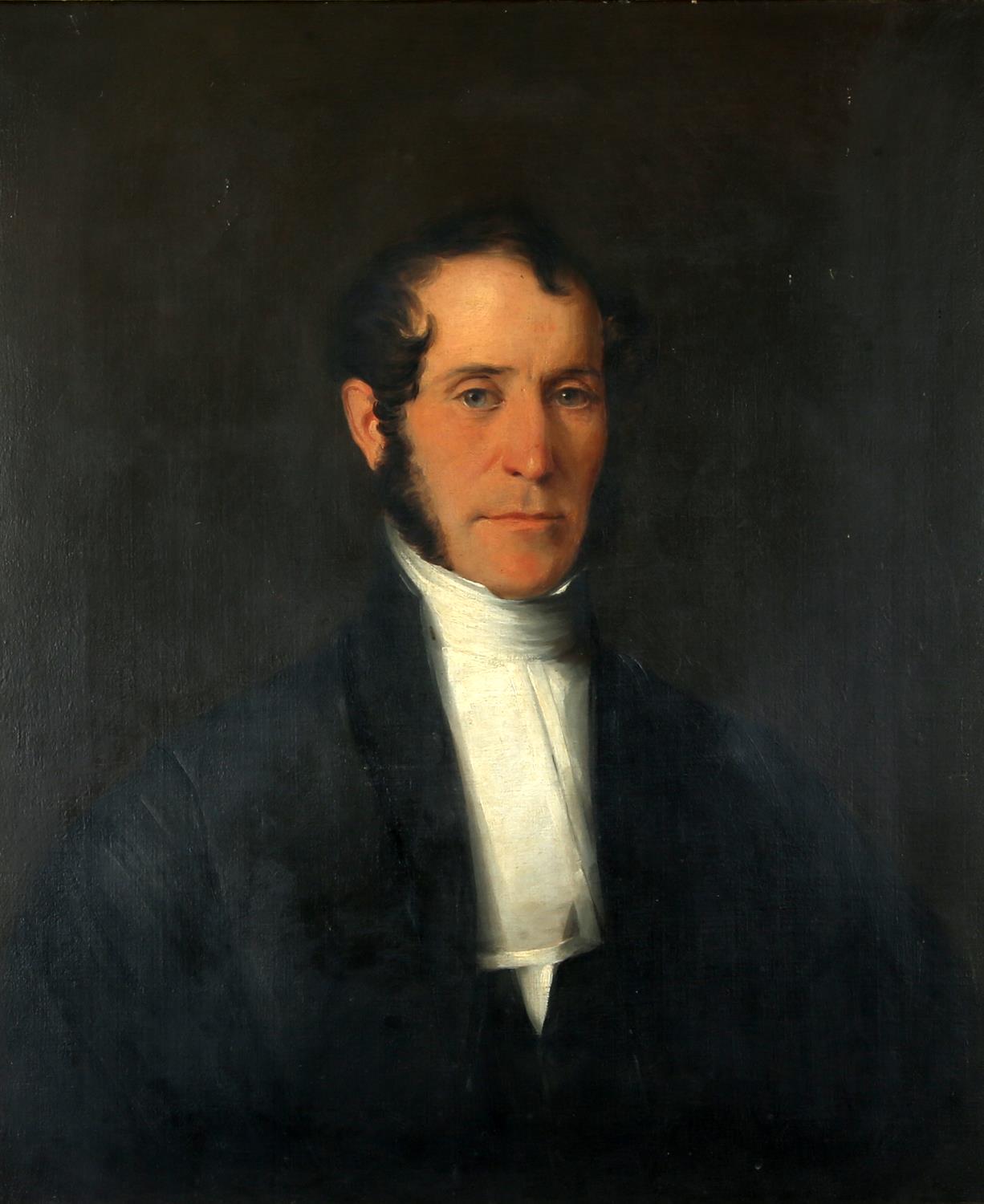 Nineteenth-century Scottish School, portrait of a gentleman, oil on canvas, 76.5 x 63.