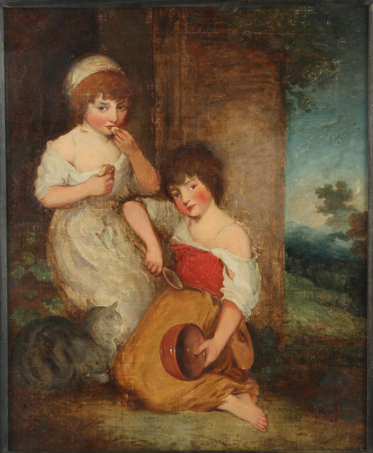 Circle of Thomas Gainsborough RA (British, 1727-1788), 'Young Hobbinol and Ganderetta',