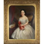 AMENDED DESCRIPTION - British School, c.1900, Portrait of Mary Polding Comerford (1840-1912),