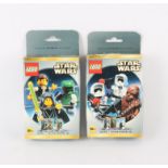 Lego Star Wars 3341 and 3342, boxed and apparently unopened,