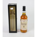 Private Cellar Cask Selection whisky, Milburn 1983, single bottle in original carton