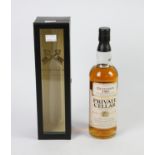 Private Cellar Cask Selection whisky, Dufftown 1985, single bottle in original carton