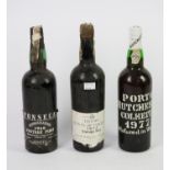 Three Ports: Porto Hutcheson Colheita 1977 Taylors Quinta de Vargellas 1972 Fonseca Guimaraens