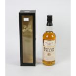 Private Cellar Cask Selection whisky, Macallan 1987, single bottle in original carton