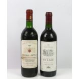 Collection of loose wines: Chateau Deville 1989 Chateau de Lage 1989 Chateau Greysac 1985 Chateau