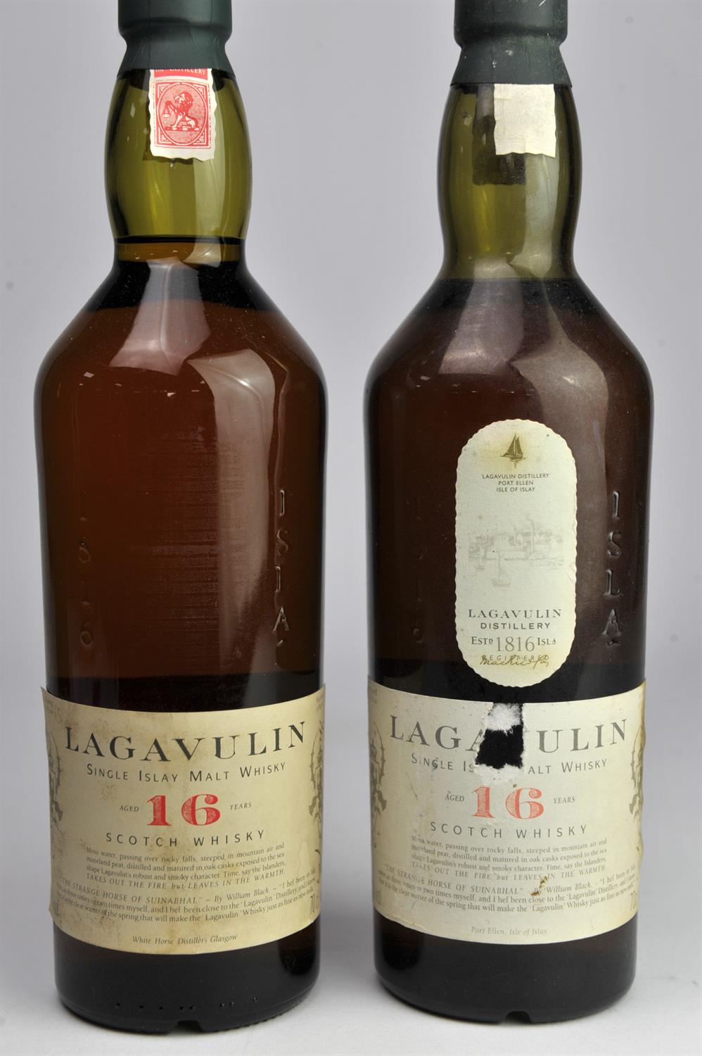 Lagavuilin whisky, 16 year old, two bottles, one in carton (2) - Bild 2 aus 4