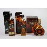 Johnnie Walker 12 Year Old – Millennium Edition whisky, single bottle in original carton,