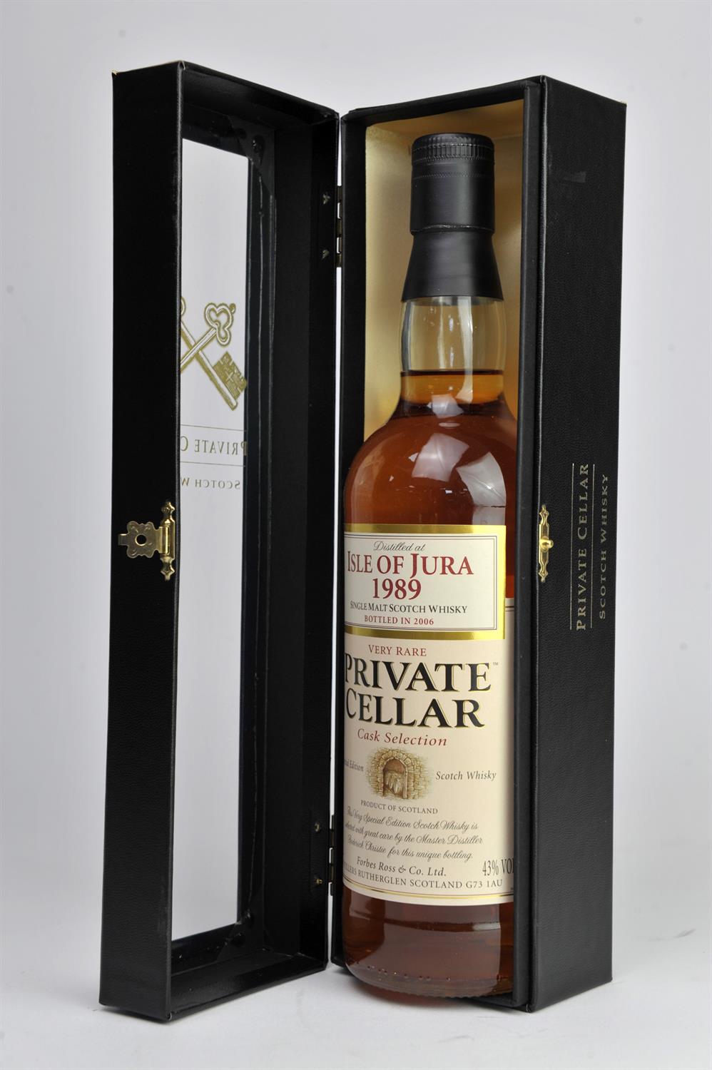 Private Cellar Cask Selection whisky, Isle of Jura 1989, single bottle in original carton