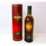 Glenfiddich 21Year Old Gran Reserva whisky (Cuban Rum Finish), single bottle in original carton