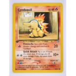 Pokémon TCG - 1st Edition Cyndaquil Neo Genesis. This lot contains a Neo Genesis Cyndaquil