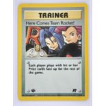 Pokémon TCG - 1st Edition 'Here Comes Team rocket!' - Team Rocket Holo. This lot contains the Team