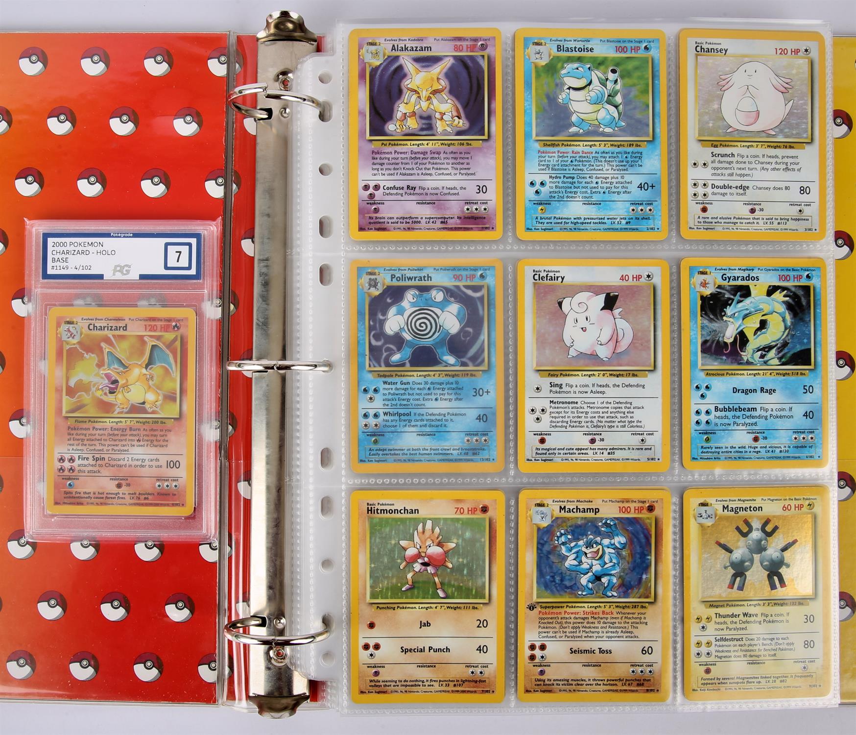 Pokémon TCG - Complete Base Set, Jungle, Fossil & Charizard PG 7 - Unlimited. This lot contains a