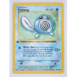 Pokémon TCG - 1st Edition Poliwag Shadowless. This lot contains a Base Set Poliwag (59/102).