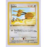 Pokémon TCG - 1st Edition Doduo Shadowless. This lot contains a Base Set Doduo (48/102).