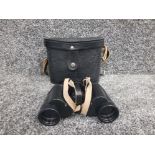 Pair of 8x30 binoculars in carry case