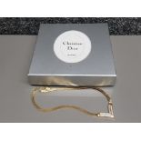 Vintage Christian Dior designer necklace with original box - very good condition