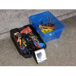 2 boxes or miscellaneous tools to include screwdrivers multi tool kit etc