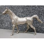 Silver plated horse ornament