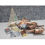 Selection of novelty lighters including boat, car, helicopter & Ronson etc