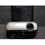 Sharp XR-10S projector with carry case