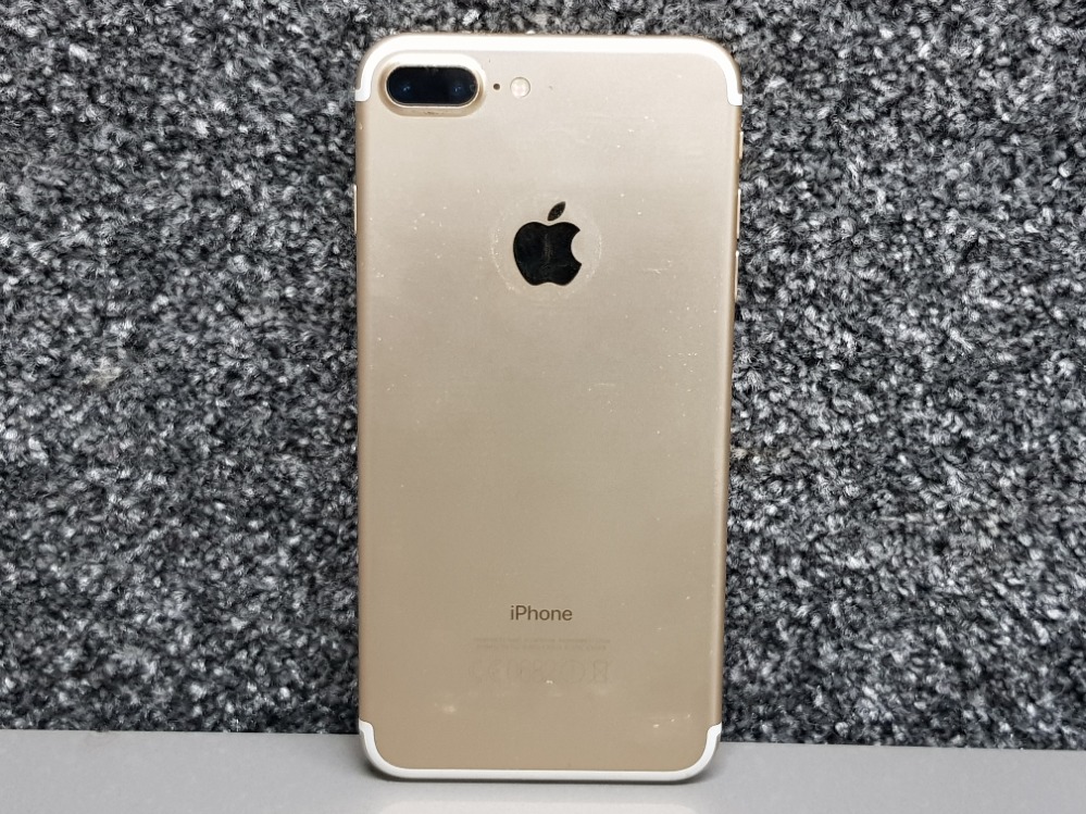 Apple iPhone 8 plus in gold - fully reset & unlocked with case - in working condition - Image 3 of 3