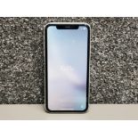 Apple iPhone XR model in white - fully reset & unlocked with case (back glass cracked), in working