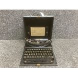 A Remington home portable typewriter