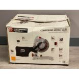 Performance Power compound mitre saw - 1400W, with original box