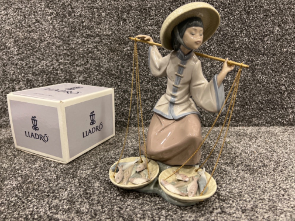 Lladro 5172 ‘Fish a Plenty’ in good condition