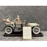 Lladro signed limited edition 5952 ‘Where to sir’ in good condition with plinth and certificate.