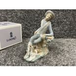 Lladro 4659 ‘Shepherd resting’ in good condition