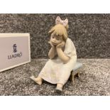 Lladro signed 5649 ‘Nothing to do’ in good condition