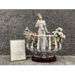 Lladro signed limited edition 1798 ‘Far away throughts’ in good condition with certificate 327/1500