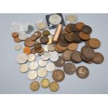 Large Quantity of miscellneous coinage including old pennies, uncirculated 5p coins etc