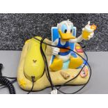 Vintage novelty Donald Duck telephone