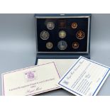 Royal Mint United Kingdom Proof coin collection dated 1983, in original protective display case (