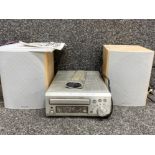 Denon Cd-Receiver UD-M31 with pair of matching speakers and remote control