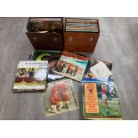 A quantity of records to include The Beach Boys, The Dallas Boys (signed) etc