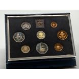 Royal Mint United Kingdom Proof coin collection dated 1983, in original protective display case (