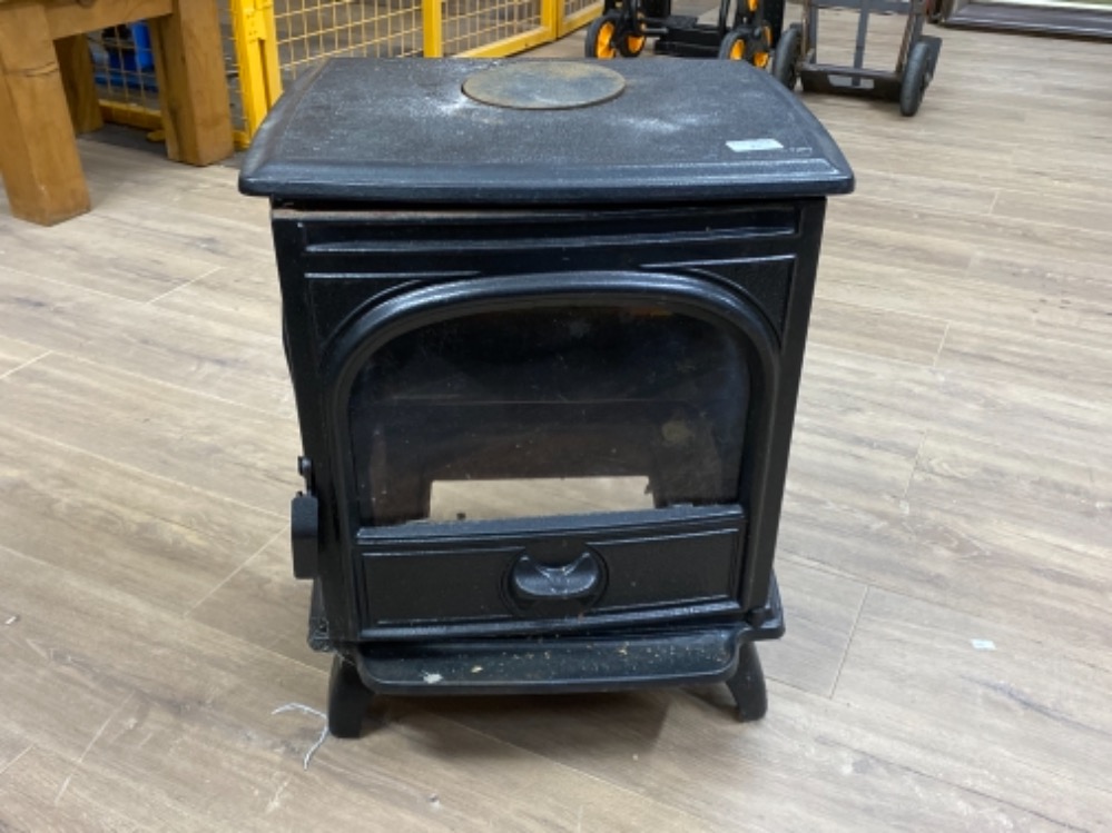 Cast iron pot belly log burner, 45x33cm, height 54cm