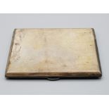 Hallmarked silver cigarette case, 161.3g