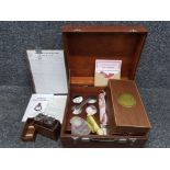 Judges national guid of wine and beer set in original wooden case (judges kit)