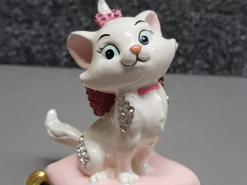 Walt Disney metal & Enamelled trinket box in the form of Marie from Walt Disney's Aristocats - Image 2 of 4