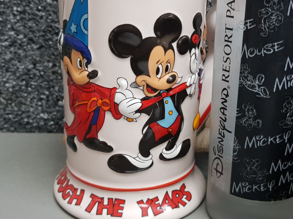 Collection of Disney Drinking glasses, mugs & large tankard also includes 2x soft toys - Image 3 of 3