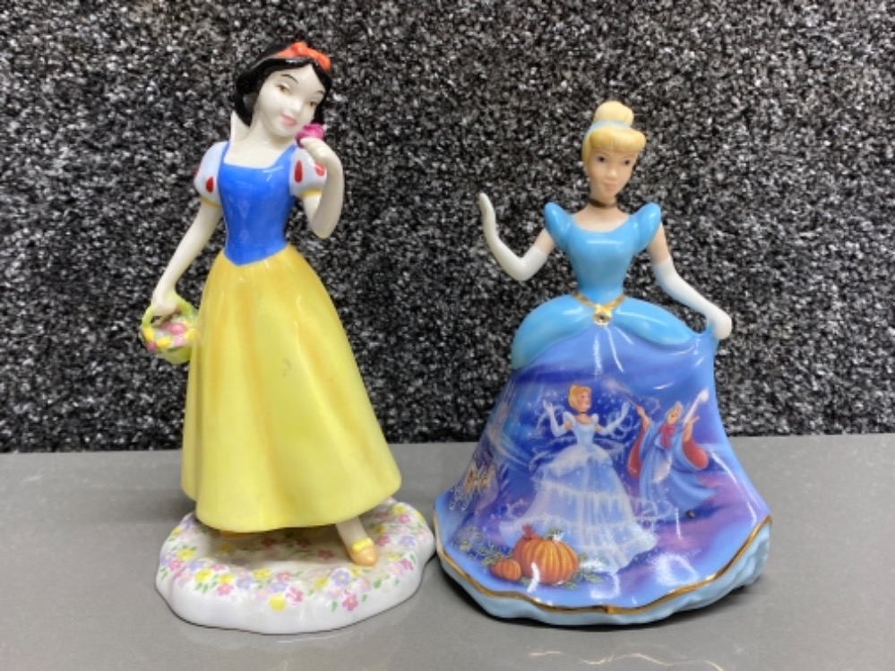 2x Royal Doulton figures includes Part of the Walt Disney showcase collection Snow White and a