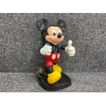 Vintage Mickey Mouse telephone, height 35cm