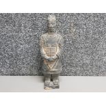 Chinese Terracotta army souvenir piece, height 27cm