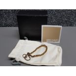 Michael Kors bracelet with original box, bag & booklet