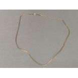 A 9ct yellow gold chain 2.7g