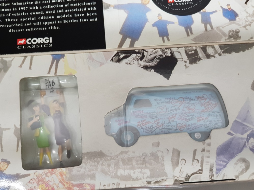 3 Corgi classics Diecast vehicles, part of the Beatles collection includes Bedford CA graffiti - Bild 3 aus 3